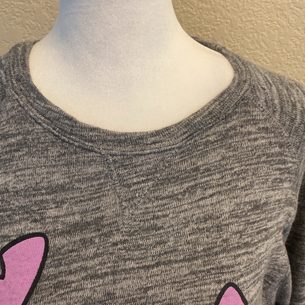 Disney Stitch Gray Sweatshirt. From Lilo & Stitch. Size S. Lightweight. - Picture 4 of 15